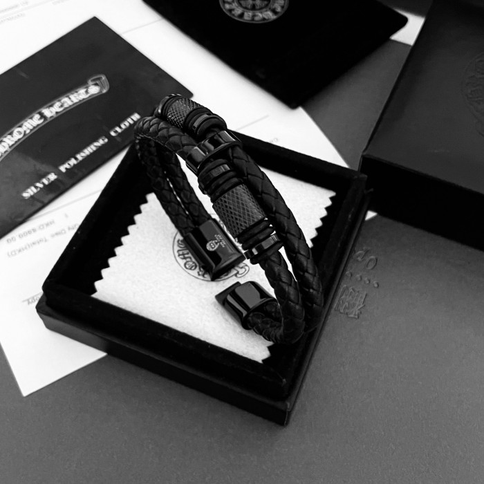 Chrome He@rts Bracelet