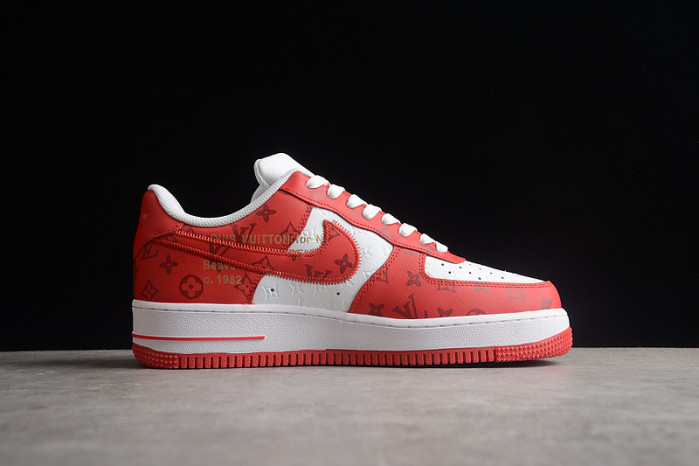 l**is V*t*n nike air force 1 low by virgil abloh white red ld 0232