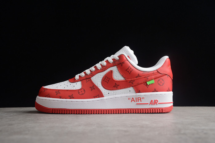 l**is V*t*n nike air force 1 low by virgil abloh white red ld 0232
