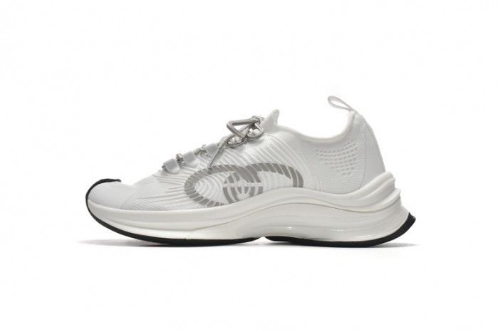 Gucc Run Sneakers White