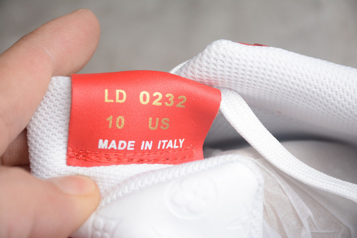 l**is V*t*n nike air force 1 low by virgil abloh white red ld 0232