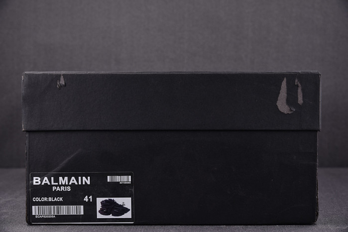 BALMAIN LEATHER UNICORN LOW-TOP SNEAKER