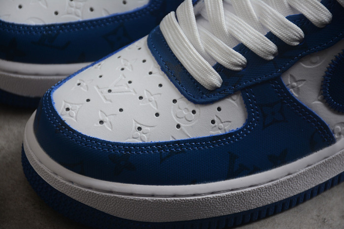 l**is V*t*n nike air force 1 low by virgil abloh white royal