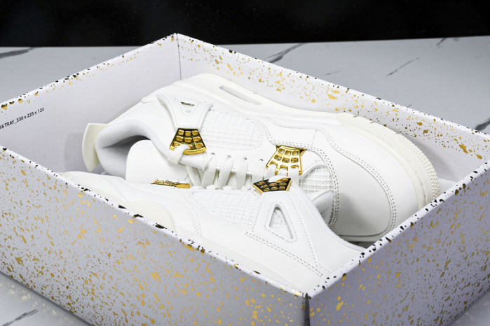 Jordan 4 Retro Metallic Gold AQ9129-170