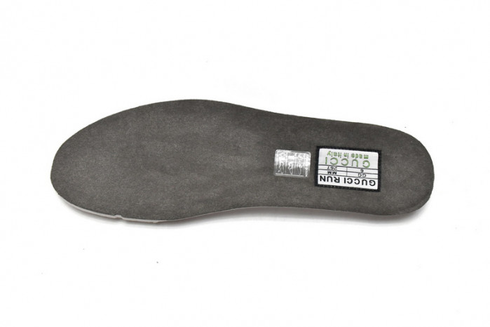 Gucc Run Sneakers Grey Red