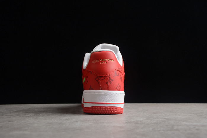 l**is V*t*n nike air force 1 low by virgil abloh white red ld 0232