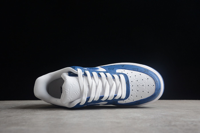 l**is V*t*n nike air force 1 low by virgil abloh white royal