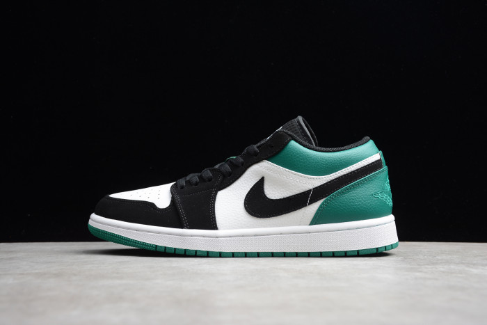 Air Jordan 1 Low White Black Mystic Green 553558-113