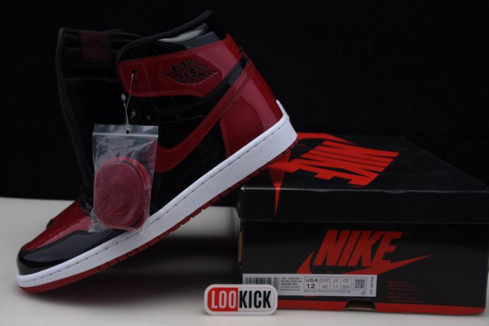 Air Jordan 1 High OG “Bred Patent” 555088-063