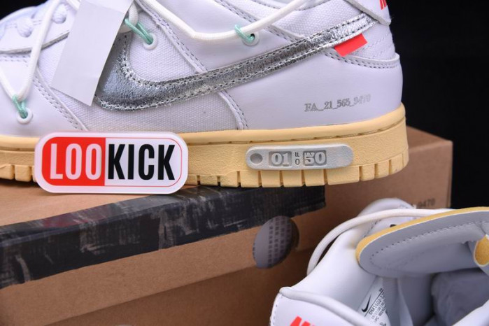 Nike Dunk Low Off-White Lot 1 DM1602-127
