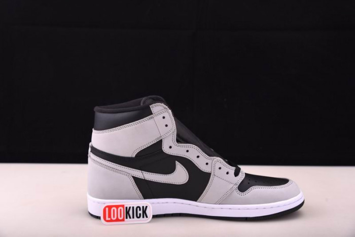Air Jordan 1 Retro High Black White Light Smoke Grey 555088-035