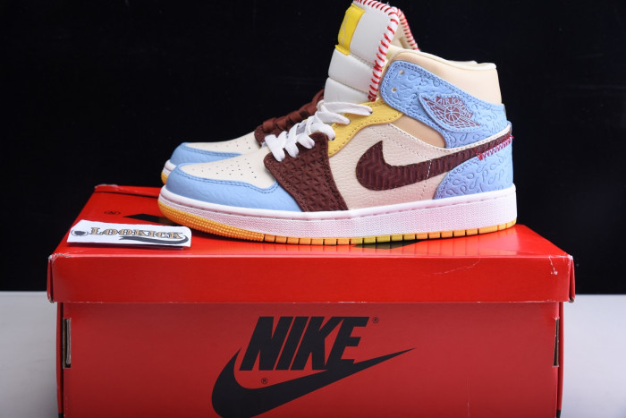 Maison Château Rouge x Air Jordan 1 Mid SE “Fearless” CU2803-200
