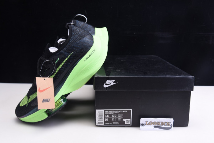 Nike Air Zoom Alphafly Next% Black Electric Green CI9925-400