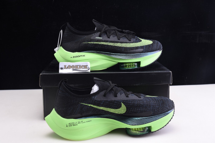 Nike Air Zoom Alphafly Next% Black Electric Green CI9925-400