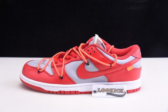 OFF-WHITE x Dunk Low ''University Red'' CT0856-600