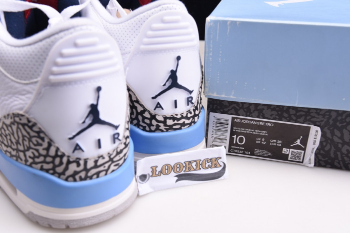 Air Jordan 3 “UNC” CT8532-104