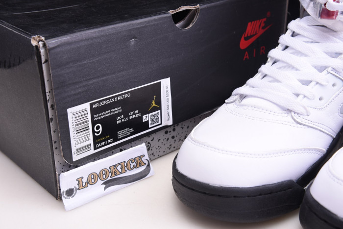 Air Jordan 5 Retro Fire Red Silver Tongue (2020) DA1911-102