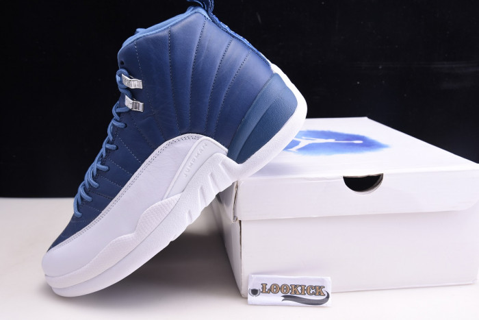Air Jordan 12 Retro Stone Blue 130690-404