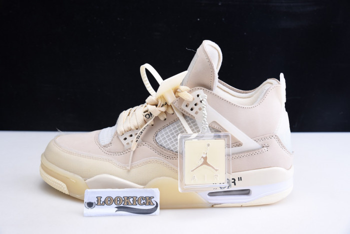 Off-White x Air Jordan 4 “Sail” CV9388-100