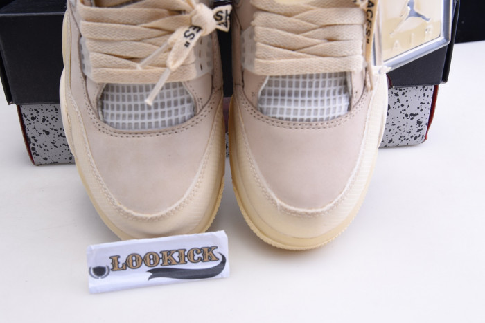 Off-White x Air Jordan 4 “Sail” CV9388-100