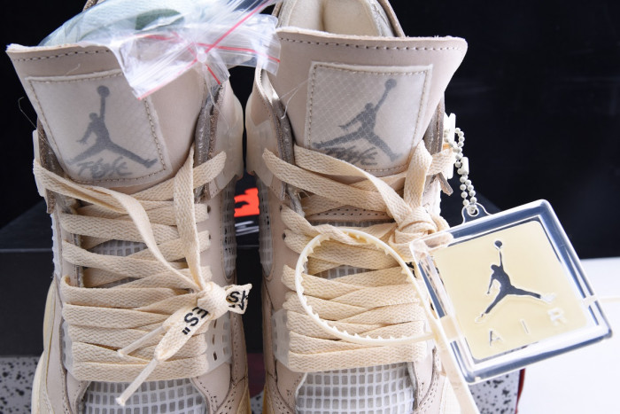 Off-White x Air Jordan 4 “Sail” CV9388-100