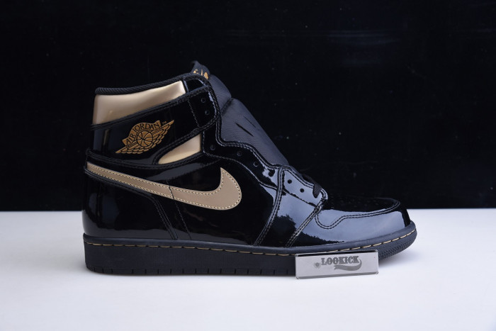 AIR JORDAN 1 RETRO HIGH BLACK METALLIC GOLD (2020) 555088-032