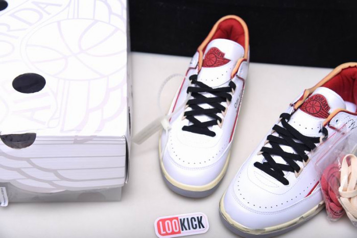 Jordan 2 Retro Low SP Off-White White Red DJ4375-106