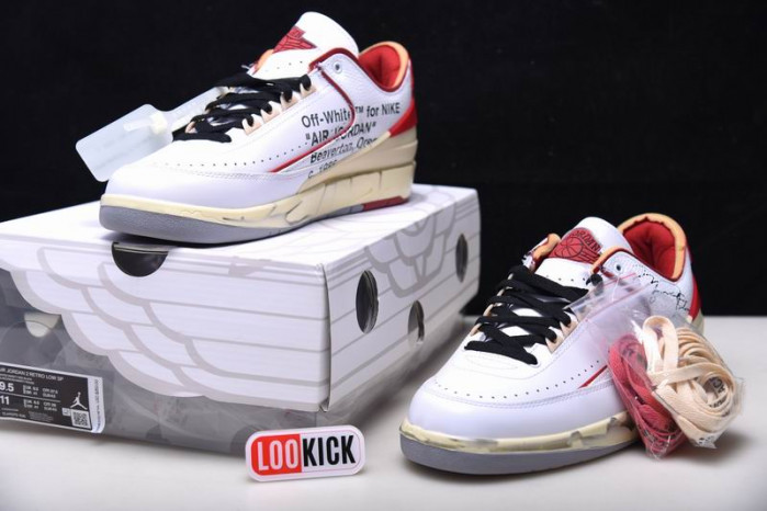 Jordan 2 Retro Low SP Off-White White Red DJ4375-106