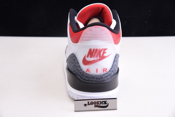 AIR JORDAN 3 RETRO "WHITE FIRE RED" CZ6431-100