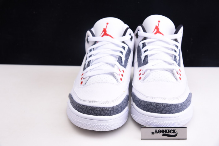 AIR JORDAN 3 RETRO "WHITE FIRE RED" CZ6431-100