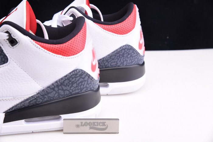 AIR JORDAN 3 RETRO "WHITE FIRE RED" CZ6431-100