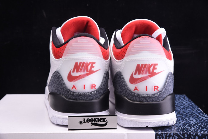 AIR JORDAN 3 RETRO "WHITE FIRE RED" CZ6431-100