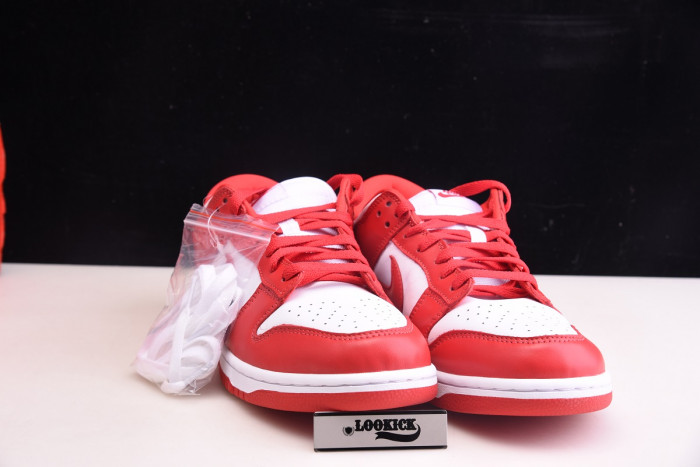 NIKE DUNK LOW UNIVERSITY RED WHITE CU1727-100