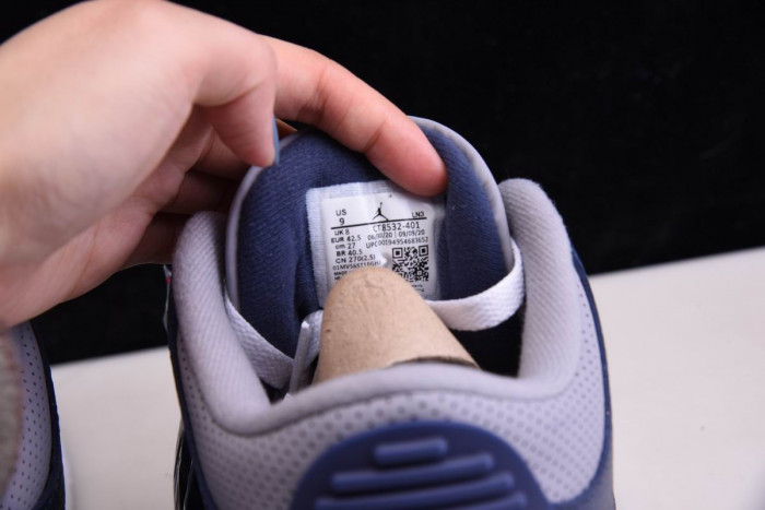 AIR JORDAN 3 “MIDNIGHT NAVY”CT8532-401