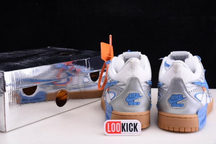 OFF WHITE NIKE AIR RUBBER DUNK “UNIVERSITY BLUE" CU6015-100