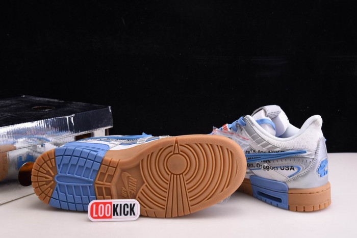 OFF WHITE NIKE AIR RUBBER DUNK “UNIVERSITY BLUE" CU6015-100