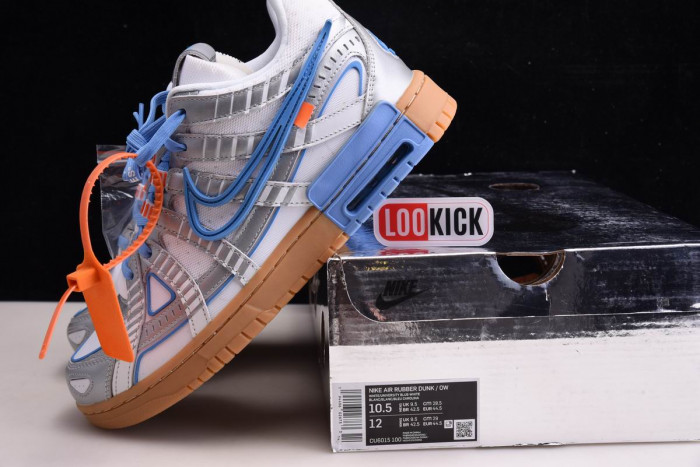 OFF WHITE NIKE AIR RUBBER DUNK “UNIVERSITY BLUE" CU6015-100