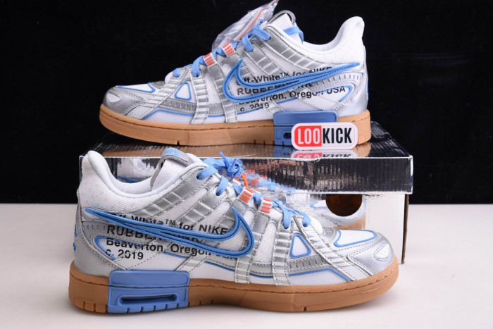 OFF WHITE NIKE AIR RUBBER DUNK “UNIVERSITY BLUE" CU6015-100