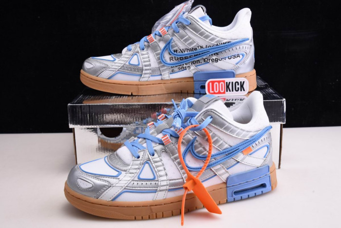 OFF WHITE NIKE AIR RUBBER DUNK “UNIVERSITY BLUE" CU6015-100