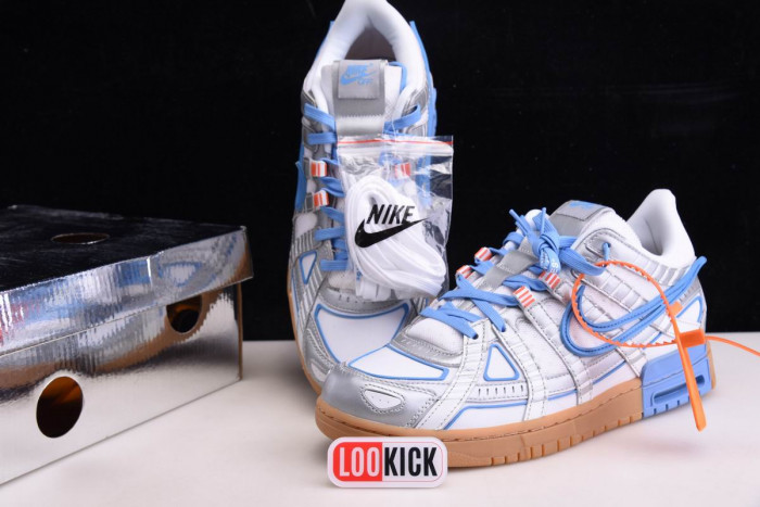 OFF WHITE NIKE AIR RUBBER DUNK “UNIVERSITY BLUE" CU6015-100