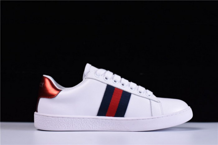 GUCC ACE EMBROIDERED LOW-TOP SNEAKER WITH LOVED ‎497090 DOPE0 9095
