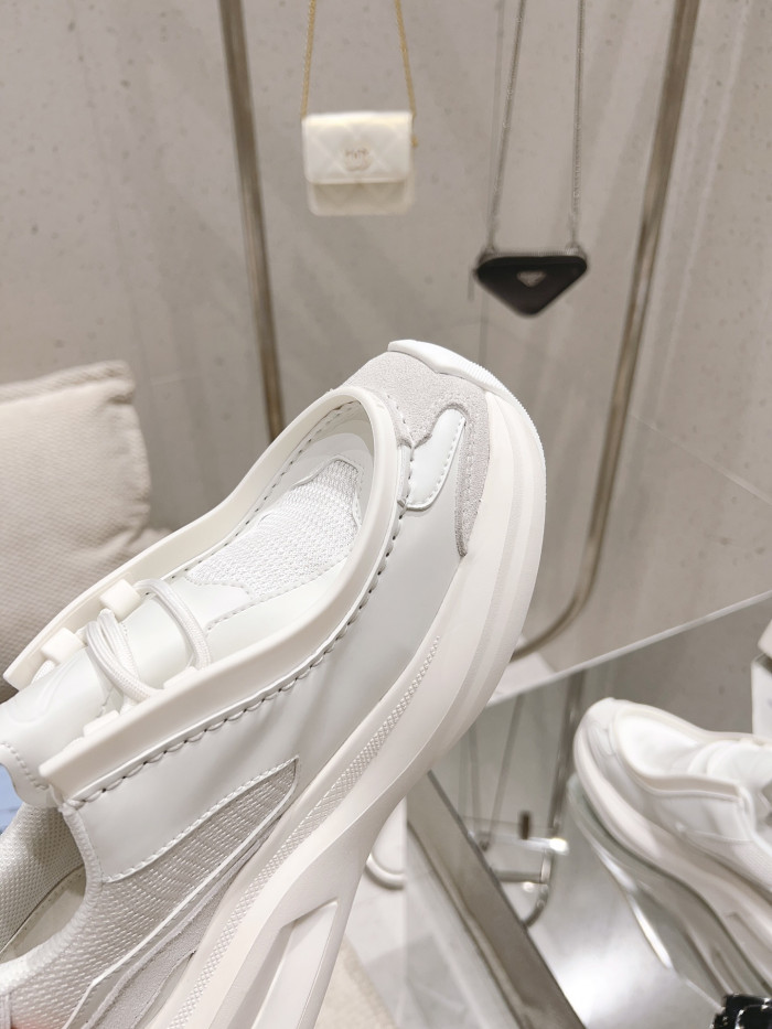 Pra*a brushed leather sneaker