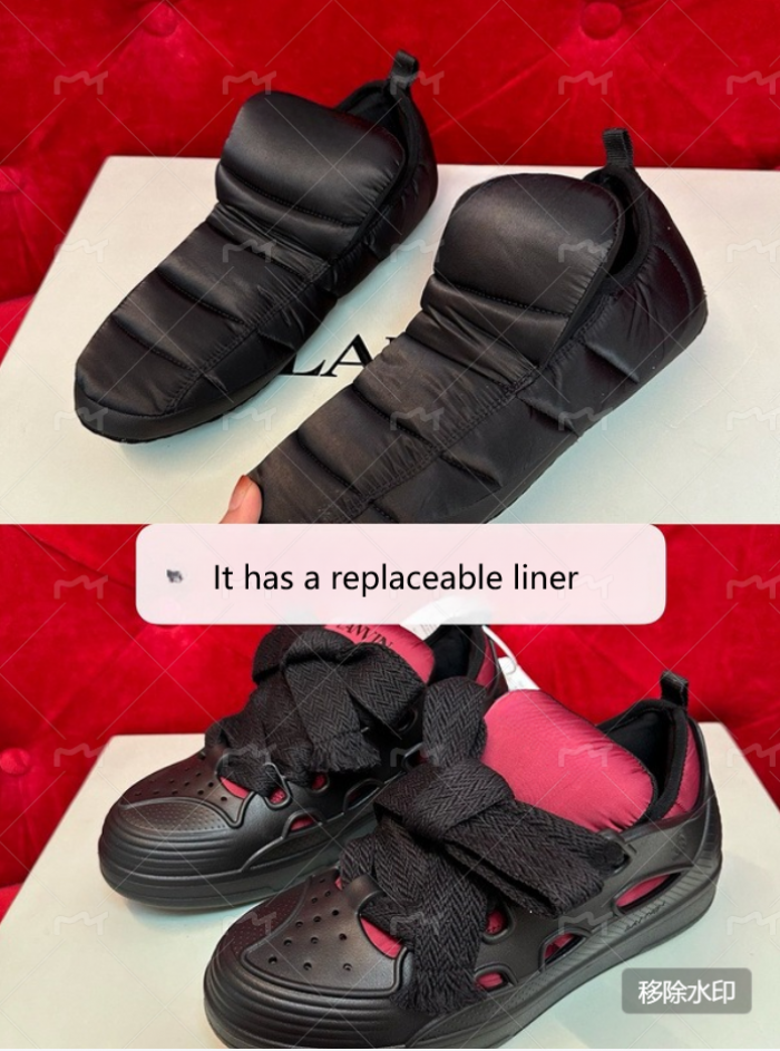 LANVIN CURB SNEAKERS (With a replaceable liner)